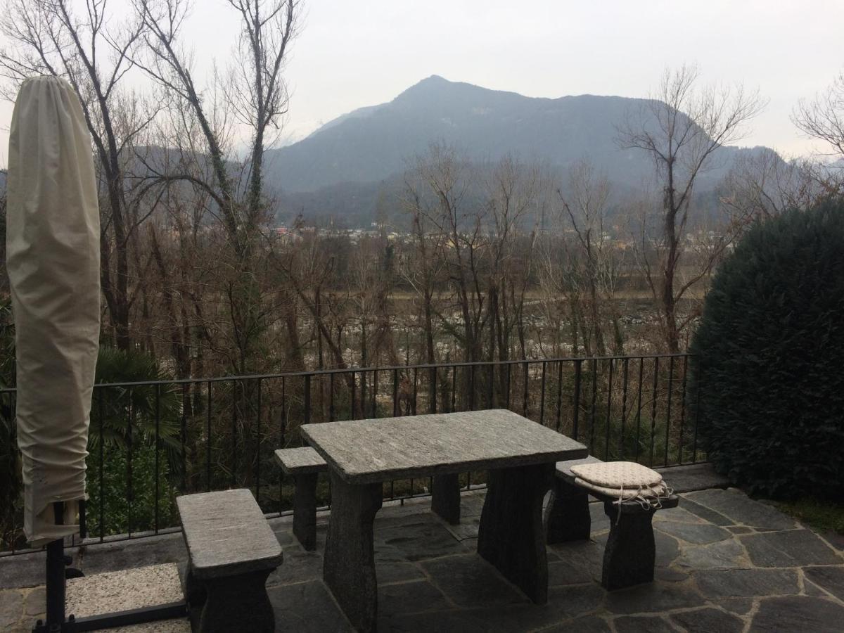 Liebesnest Am Maggiafluss Appartement Solduno Buitenkant foto